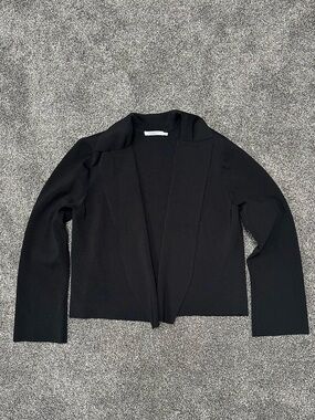 MM Lafleur Open Front Black Cardigan